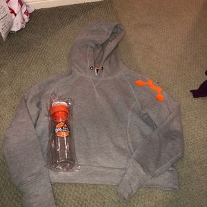 Splat point cropped women’s hoodie